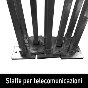 Staffe per telecomunicazioni